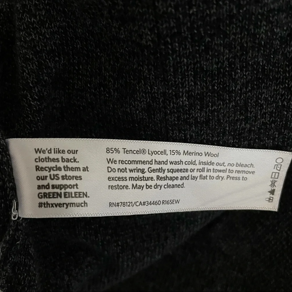 Eileen Fisher Open Front Long Cardigan - Picture 7 of 7
